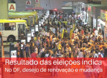 Resultado das eleições indica, no DF, desejo de renovação e mudança