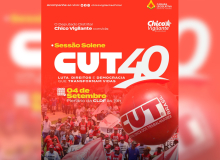 CLDF celebra 40 anos da CUT, nesta segunda (4/9)   