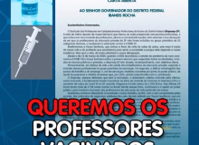 Em carta a Ibaneis, Sinproep-DF exige vacinação dos professores da rede privada