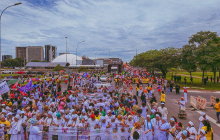 Histórico ato em Brasília leva pautas das mulheres negras de todo o país à Esplanada