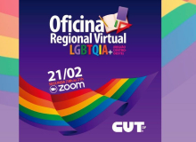 CUT realiza Oficina Virtual LGBTQIA+ da região Centro-Oeste, nesta segunda (21)