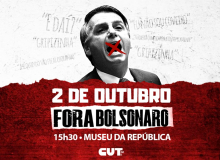 2 de outubro  é dia de ocupar as ruas pelo Fora Bolsonaro