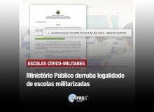 Ministério Público derruba legalidade de escolas militarizadas