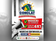 CUT-DF convoca a classe trabalhadora para grande marcha no dia 15 de abril