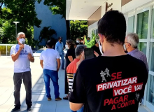 Em Brasília, trabalhadores denunciam irregularidades na privatização da Eletrobras