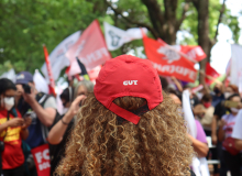 Dia de luta reúne militantes de diversas categorias na capital federal