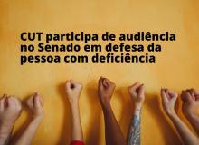 CUT participa de audiência no Senado em defesa da pessoa com deficiência